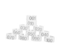 VILLFUL 100piezas Tobilera De Identificación Digital para Anillo para Pata De Mensajera Anillas Numeradas para Pata De Ave Suministros para Marcador De Identificación para De