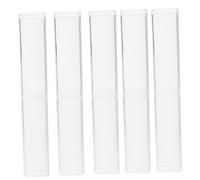 VILLFUL 10piezas Estuches De Plástico para Lápices Cajas para Lápices Estuche Transparente para Estudiantes