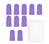 VILLFUL 10piezas Tapones Oídos para Dormir Tapones Reutilizables con Bloqueo de Ruido Espuma Viscoelástica con Cancelación de Ruido con Estuche para Estudio Viajes Conciertos Morado