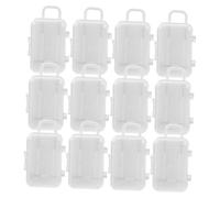 VILLFUL 12 Piezas Caja de Dulces de Boda Transparente Cajas para Empacar Dulces para Regalos Únicas para Guardar Golosinas Artículos Pequeños Fiestas de Viaje y Bodas