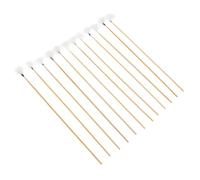 VILLFUL 12 piezas Kit de Palitos Limpiadores de Oídos con Pelo de Herramienta para Remover Cerumen y Masaje Auricular Cuidado Higiénico para Salud Auditiva