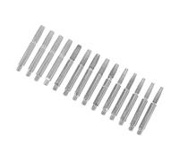 VILLFUL 12 piezas Piedras de Afilar para Motosierra Cabezales de Molienda de Carburo con Fino Afilador Manual para Cadena Herramienta Profesional para Pulir Metales