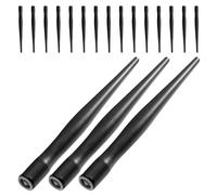 VILLFUL 18 piezas de soporte para plumillas: soporte de plástico negro para caligrafía, ideal para escribir y pintar. Suministro de repuesto para artistas de cómics y entusiastas de la caligrafía.