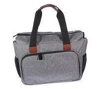 VILLFUL 1pieza Bolsa De Almacenamiento De Herramientas De Portátil Gran Capacidad Organizador para Manualidades y Accesorios De Costura Multiusos Gris