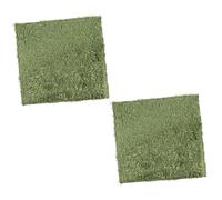 VILLFUL 2 Alfombrillas de Musgo para Reptiles 30x30 Cm, Tapetes Absorbentes de Césped Artificial Hidratante, Esterillas para Mascotas Trepadoras y Tortugas, Sustrato Transpirable