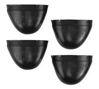 VILLFUL 2 Pares Protector de Puntera para Botas de Trabajo con Cubierta de Acero y Plástico Resistente Antiaplastamiento y Perforación Protección Integral para Dedos y Metatarso Unisex