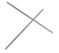 VILLFUL 2 Piezas Conducción de calor material experimental varilla de hierro barras de hierro equipo de enseñanza física varilla de soporte de hierro barra de hierro planchar Plata