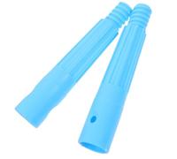 VILLFUL 2 Piezas Conector para Escoba Mango de Escoba de Plástico Tipo Americano Instalación Rápida para Varilla Recta Extensible y Mango Metálico de Fregona
