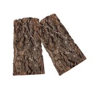 VILLFUL 2 Piezas decoración de Escalada de Reptiles Plataforma de Descanso de Resina Fondo de Corcho para Dragones barbudos Corcho de Fondo del Tanque del dragón Barbudo Brown