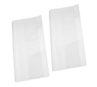 VILLFUL 2 Piezas Funda Protectora para Libro 48K Hoboweeks, Cubierta Transparente de PVC para Planificador y Cuaderno, 2 Unidades, Bolsillo Organizador, Adecuado para Oficina y Escuela