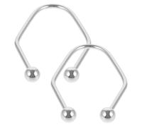 VILLFUL 2 piezas Herramienta Escultora Facial de Acero Inoxidable para Ejercicio Muscular y Creación Natural de Hoyuelos Compacta y Ligera para Uso Portátil Hombre y Mujer