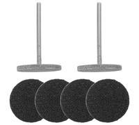 VILLFUL 2 Piezas Kit de Discos de Lijado para Manicura con Almohadillas Intercambiables Removedor de Piel Dura para Taladro de Uñas Eléctrico Ruso Herramienta Compacta y Duradera para