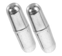 VILLFUL 2 piezas Varillas Magnéticas de Acero Inoxidable Agitador de Laboratorio Resistente Altas Temperaturas Compacto Portátil Reutilizable