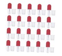 VILLFUL 20 piezas Tubos Brillo Labial Vacíos Plástico Portátil para DIY Bálsamo Labial Contenedor para Viajes y Diario