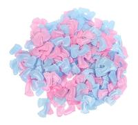 VILLFUL 200 Piezas Confeti Huellas Rosa Azul Nonwoven para Revelación Género Fiesta Decoración Mesa Accesorios Celebración o Niña