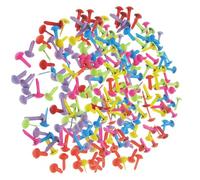 VILLFUL 200 Piezas de Mini Sujetadores de Hierro Hechos a Mano Pasadores de Papel Redondos Divididos para Álbumes de Recortes