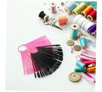 VILLFUL 200 Piezas Tablero Forma de Abanico con Palitos de Muestra para Manicura Práctica de Arte y Organización de Esmaltes Salones Profesional