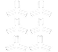 VILLFUL 200 Piezas Tapones Fijación Lentes Gafas sin Montura Doble Inserto Flexible para Reparación y Accesorios para Montura Instalación Sencilla Duradero y Seguro