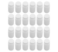 VILLFUL 24 Botellas De Reactivo Botellas De Plástico para Tabletas De Plástico para Cápsulas De Pastillas Rellenables