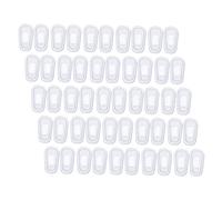 VILLFUL 25 Pares Gafas Almohadillas Para La Nariz Vasos Para Beber Cojín De Almohadilla De Nariz De Gafas Almohadillas Para La Nariz De Gafas De Repuesto Gel De Sílice Universal Vidrio