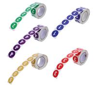 VILLFUL 2500 Etiquetas Digitales Autoadhesivas Con Códigos Numéricos Etiquetas Autoadhesivas Con Números Consecutivos