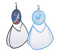 VILLFUL 2piezas Bolsa De Almacenamiento De Dibujos Animados Organizadora De Juguetes para Baño Contenedor para Guardar Juguetes Malla para Baño Infantil