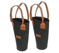 VILLFUL 2piezas Bolsa De De Fieltro Reutilizable con De para Almacenamiento y Transporte De Botellas De Práctico y Elegante