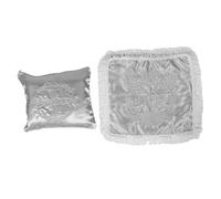 VILLFUL 2piezas Bolsas Bordadas De Satén para Fiestas Judías Porta Galletas y Dulces para Celebraciones De Hanukkah Juego para Recuerdos Festivos De Janucá