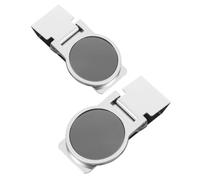 VILLFUL 2piezas Cartera De Acero Inoxidable Plateada Pinza para Billetes Moderna Tarjetero De Metal Delgado para Hombres y Mujeres para Uso Diario El Bolsillo