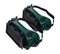 VILLFUL 2Piezas Gafas de Soldadura Ajustables con Tecnología Antivaho Protección Ocular para Soldadores y Uso Laboratorio Dual Flip para Mayor Seguridad
