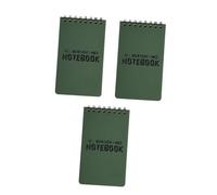 VILLFUL 3 piezas de Notas para Actividades al Aire Libreta de Viaje Papelería Resistente para Notas y Recordatorios