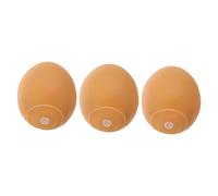 VILLFUL 3 Piezas Juguete para Mascotas Juguete para morder Perros Pelota de chirriante Juegos interactivos Cachorro Juguetes para Perros pequeños Suministros de Mascotas Huevo Vinilo
