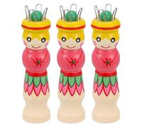 VILLFUL 3 Piezas Kit de Muñeca Tejedora de Madera para Principiantes Herramienta de Manual Resistente Juguete Artesanal para Actividades Familiares Creativas