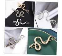 VILLFUL 3 piezas Pinzas para Cabello Serpiente Diseño Elegante de Aleación Duradera para Mujeres Accesorio Pelo Creativo y Tocado Sofisticado