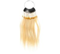 VILLFUL 30 piezas Muestras Color Cabello Humano Anillos para Prueba Tinte Salón Formación Peluquería Profesional