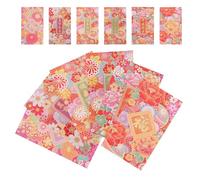 VILLFUL 36 Piezas Sobres Rojos Chinos de Papel Resistente con Diseño Floral Elegante Hongbao para Año Chino Fiesta de Cumpleaños y Prosperidad