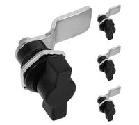 VILLFUL 4 Cerraduras de Manija en T para Gabinetes Metálicos y Cajas de Herramientas, Pestillo de Aleación de Zinc Resistente al Desgaste Suave, Pack de 4 Unidades