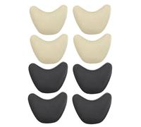 VILLFUL 4 pares Almohadillas para Tacones Altos Cojines para Dedos con Adhesivo Doble Cara Alivio de Presión para Metatarso y Punta del Reutilizables para Zapatos de Mujer y Hombre