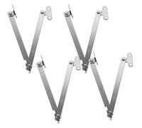 VILLFUL 4 piezas Bisagras Metálicas Duraderas para Muebles de Soporte Resistente para Puertas de Armario para Cocinas y Gabinetes Multifuncionales