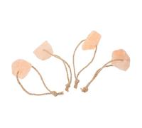 VILLFUL 4 Piezas Bloques de Sal para lamer Animales Sal de Vaca Bloque de Sal para lamer Bloque de Sal de Ganado Lick de Sal para los Ciervos Sal para Ganado Sal para Caballo Mineral Caqui