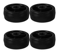 VILLFUL 4 Piezas de Accesorios para Bicicleta Estática Ruedas de Rodillo de PP y Pa, Duraderas y Versátiles para Gimnasio y Uso Doméstico
