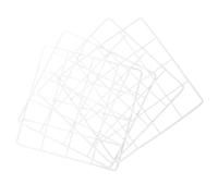 VILLFUL 4 Piezas Panel de Rejilla de Hierro para Fotos en Pared, Decorativo y Práctico, Montaje en Pared, Adecuado para Decorar Dormitorios y Restaurantes