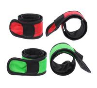 VILLFUL 4 Piezas Polainas para Tobillos de Caballo con Luces LED Correas Ecuestres de Tela Resistentes al Agua para Montar de Noche Alta Visibilidad y Soporte Ergonómico para Entrenamiento