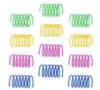VILLFUL 40 Piezas Juguetes Interactivos para Gatos de Resortes Brillantes Juguetes para Gatitos Accesorios Seguros para Mascotas para Aliviar la Soledad y