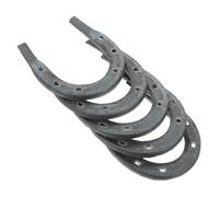 VILLFUL 5 Piezas De Herraduras De Caballo De Hierro Resistentes Al Desgaste Tamaño 2 para Establo Uso Ecuestre Equinos, Asnos y Mulas