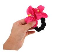 VILLFUL 5 Piezas Flower Hair Ties Elásticos Suaves para Mujeres Lazos Decorativos para Coleta Adecuados para Bodas Fiestas y Uso Diario Accesorios para Peinados con Cabello Grueso y Rizado