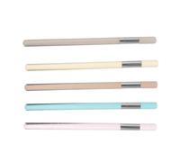 VILLFUL 5 Piezas Lápices Eternos sin Tinta con Mango Transparente Puntas Metálicas Intercambiables Reutilizables para Dibujo Escritura y Bocetos Escolares para Estudiantes