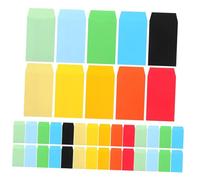VILLFUL 50 piezas Sobres Pequeños de Colores para Dinero Monedas y Objetos Pequeños Sobres de Papel Resistentes con Cierre Adhesivo para Almacenamiento y Envío Artículos