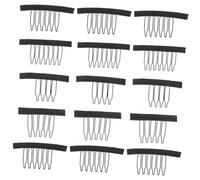 VILLFUL 50 piezas Unidades Clips Peines para Pelucas Resistentes Ganchos de Malla Elástica para Peluca Accesorios Versátiles para Redes y Tapa de Cabello