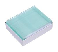 VILLFUL 50 piezas Unidades Diapositivas de Vidrio Cóncavas para Laboratorio Portaobjetos Resistentes para Muestras Acuáticas Superficie y Estructura Estable para Análisis Microscópico